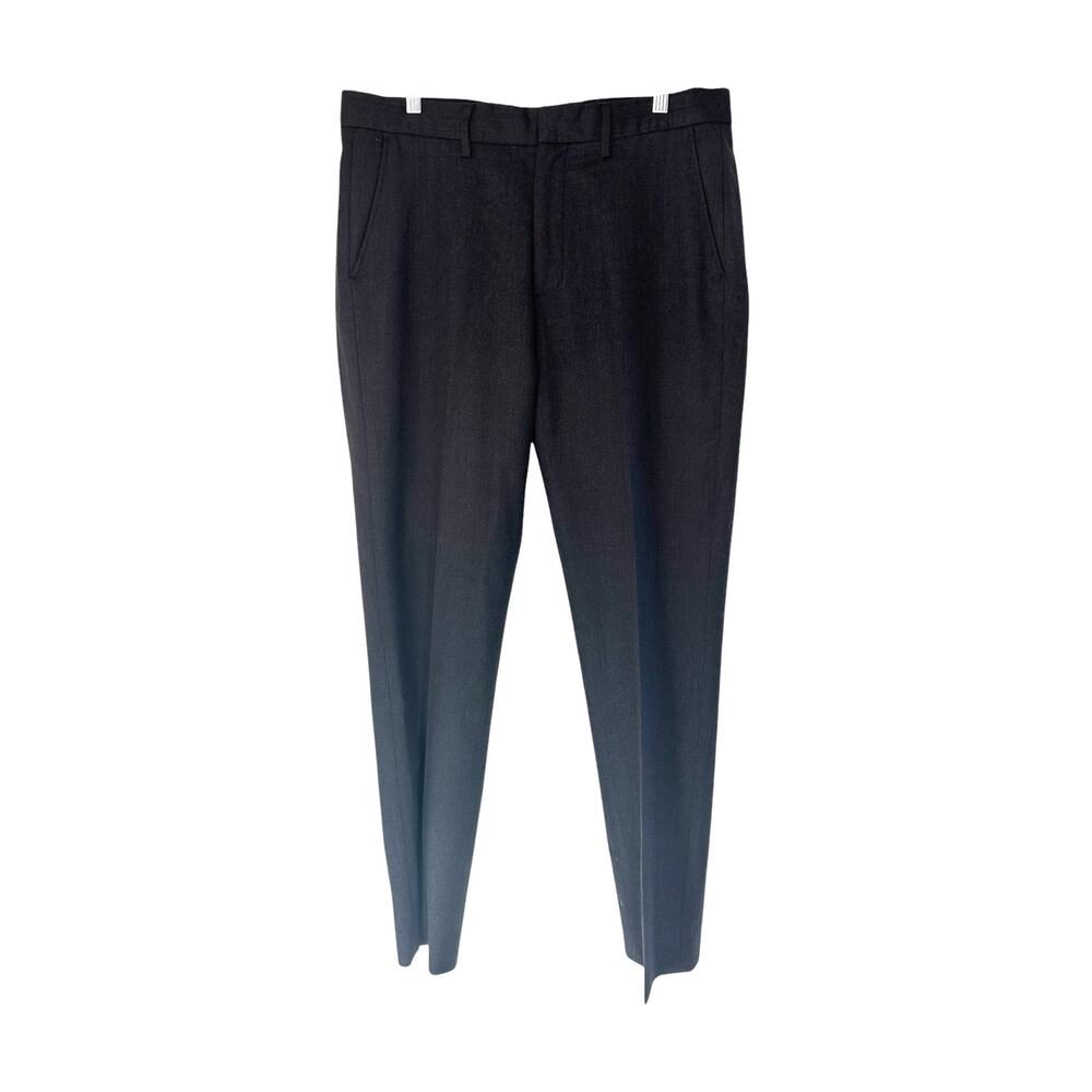 J.Crew Men's Charcoal Gray Work Bedford Straight Leg Dress Pants Size 33 x 32‎
